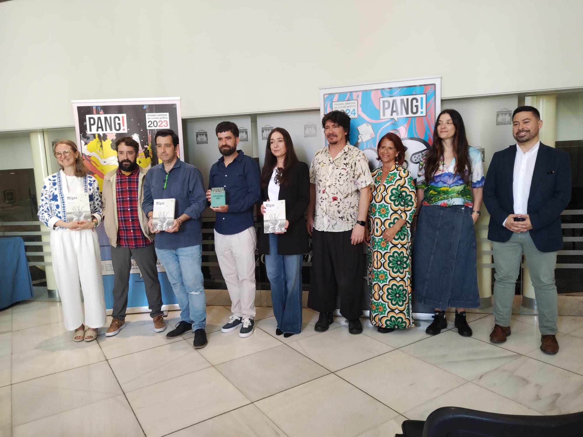 Image 1 of article Javier Castañeda recibe el premio PANG! de novela gráfica patrocinado por la Fundación Extremeña de la Cultura