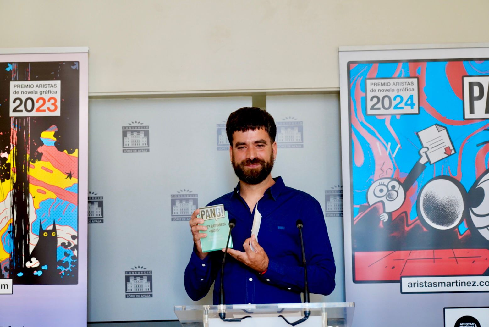 Image 5 of article Javier Castañeda recibe el premio PANG! de novela gráfica patrocinado por la Fundación Extremeña de la Cultura