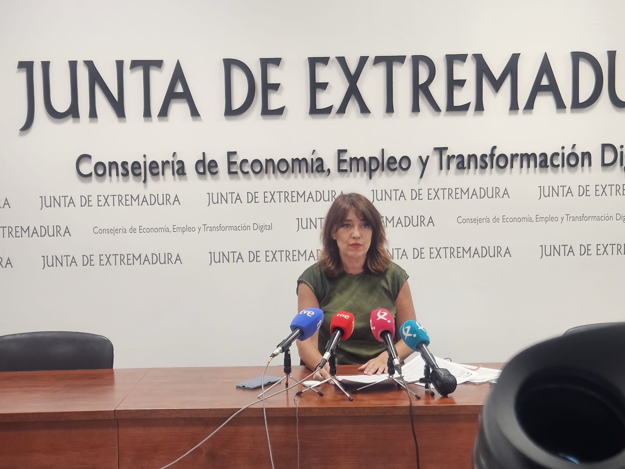 La directora general de Trabajo, Pilar Bueno,