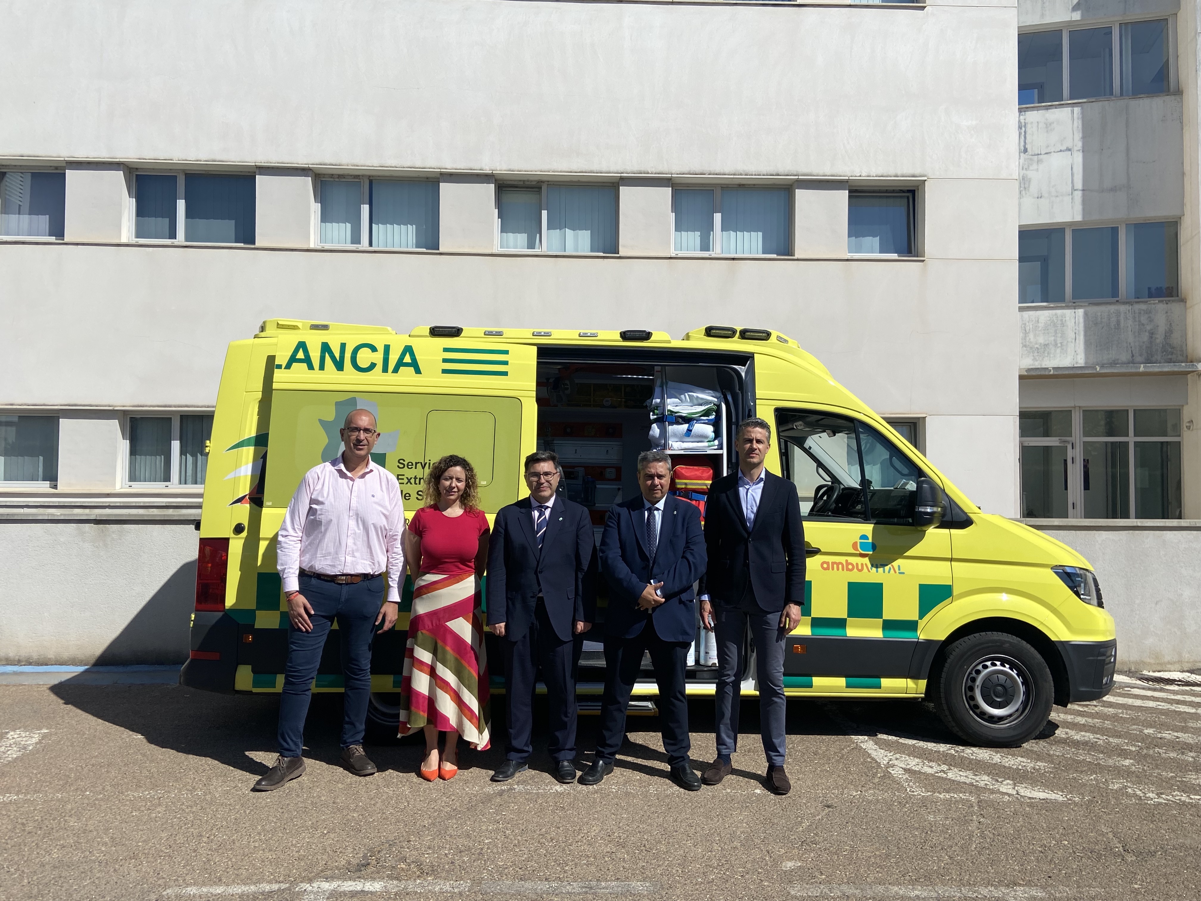 Presentación nuevas ambulancias de Soporte Vital Básico