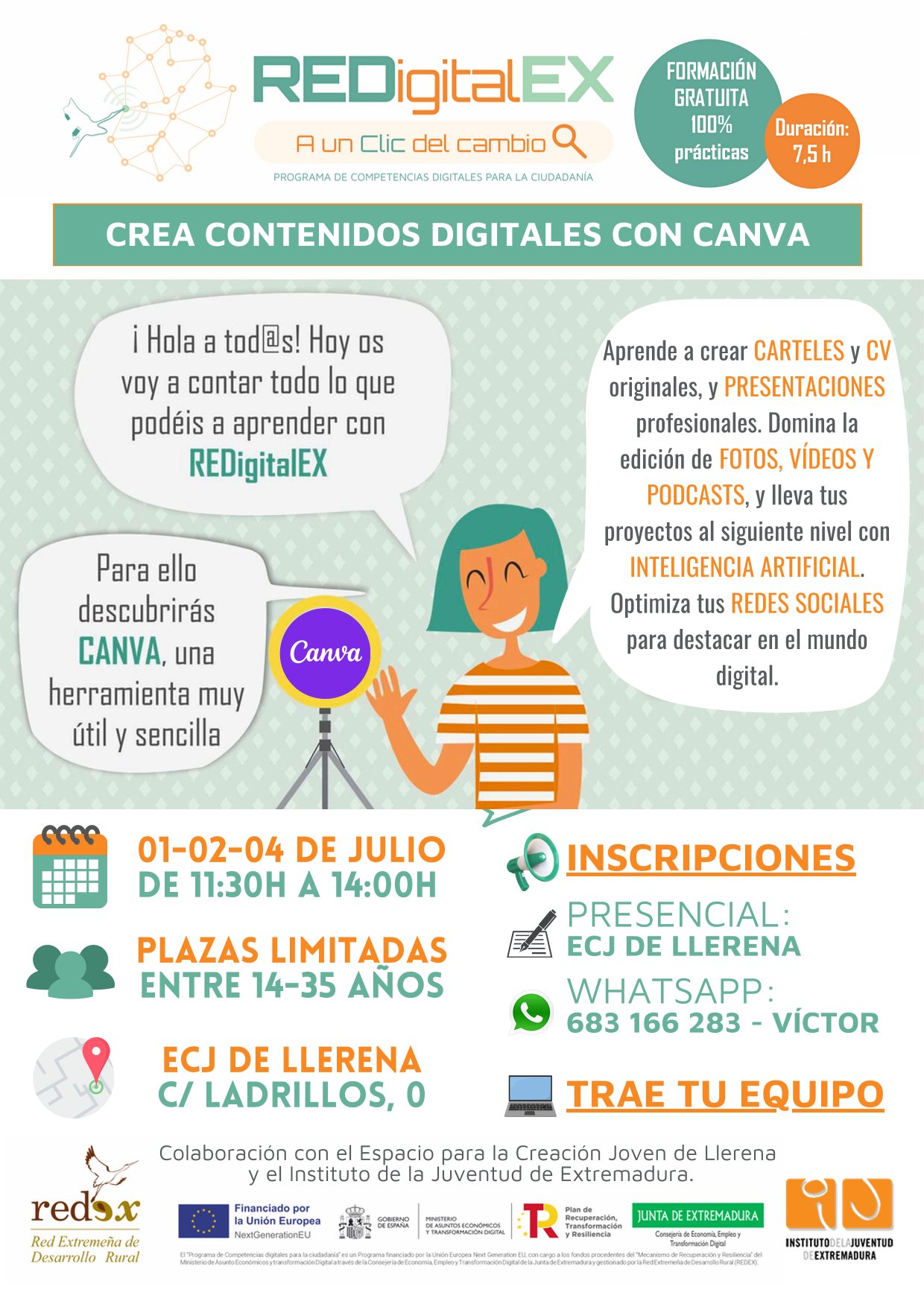 Image 0 of article El IJEX y REDEX colaboran para mejorar las competencias digitales de la población joven