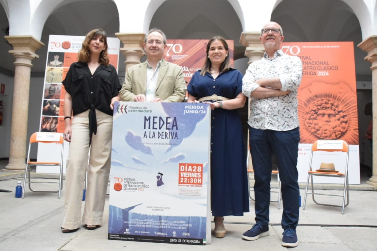 Imagen del artículo La Filmoteca de Extremadura estrena este viernes en Mérida el corto 'Medea a la deriva' en el Pórtico del Foro Romano
