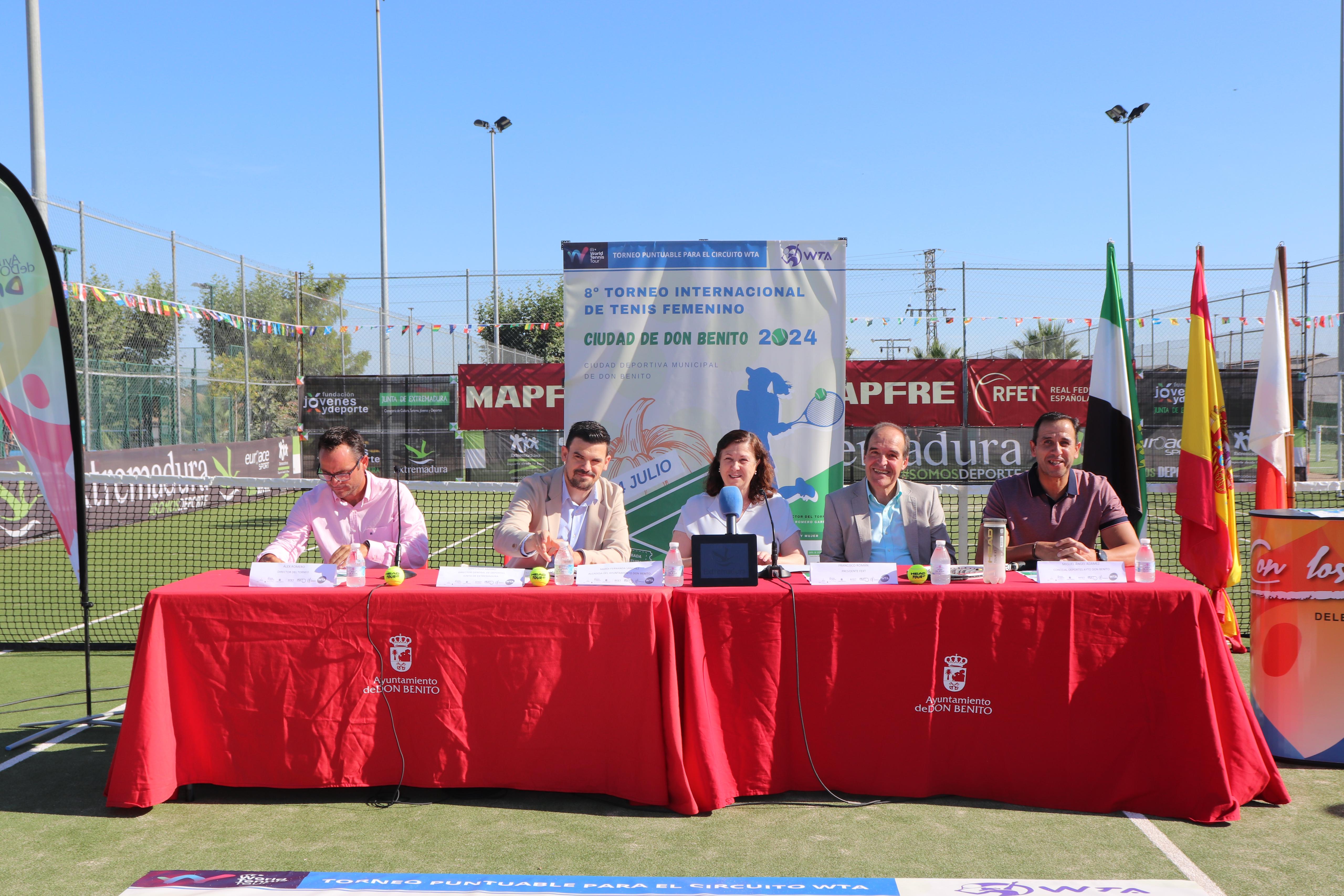 Image 4 of article La Junta de Extremadura apoya el VIII Torneo Internacional de Tenis Femenino que se celebrará en Don Benito del 6 al 14 de julio