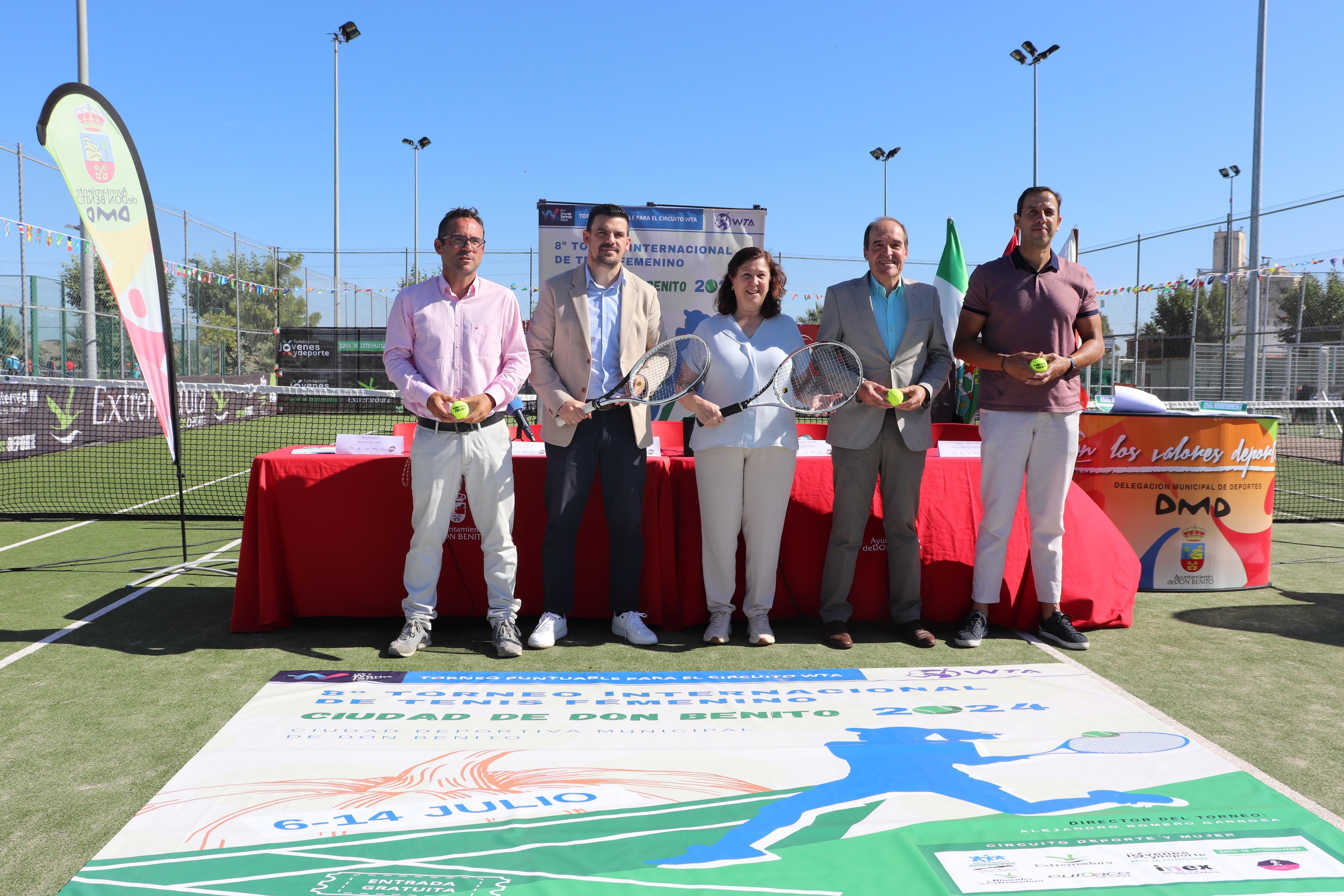 Image 8 of article La Junta de Extremadura apoya el VIII Torneo Internacional de Tenis Femenino que se celebrará en Don Benito del 6 al 14 de julio