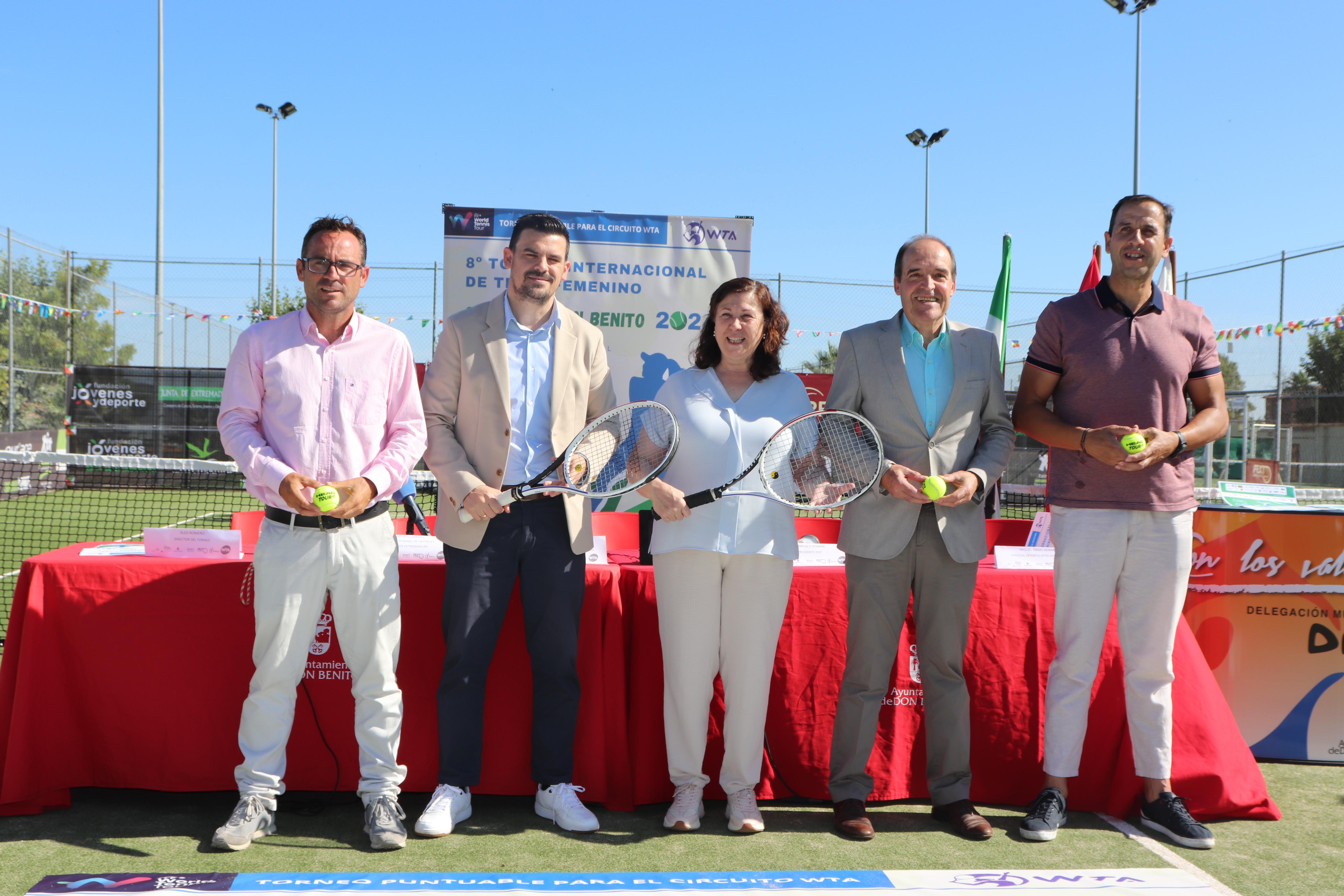 Image 9 of article La Junta de Extremadura apoya el VIII Torneo Internacional de Tenis Femenino que se celebrará en Don Benito del 6 al 14 de julio