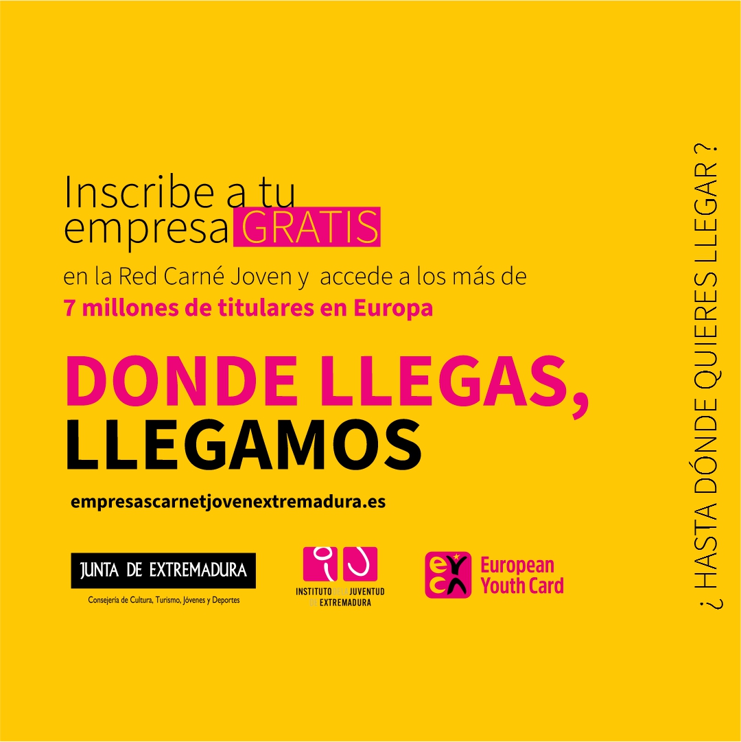 Image 2 of article El IJEX promueve una campaña para fomentar el turismo en Extremadura entre los titulares del Carné Joven Europeo
