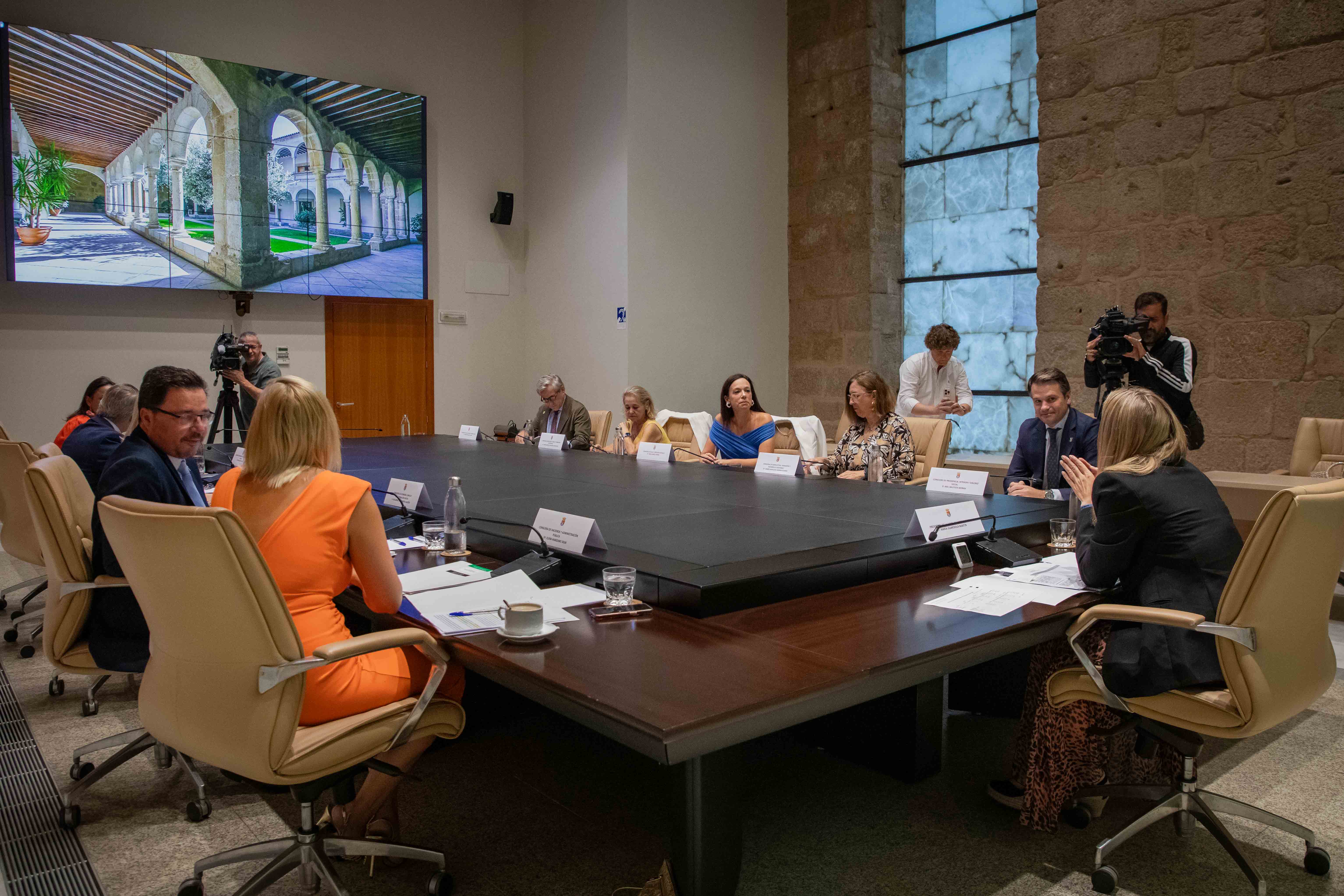 Imagen de la reunión del Consejo de Gobierno