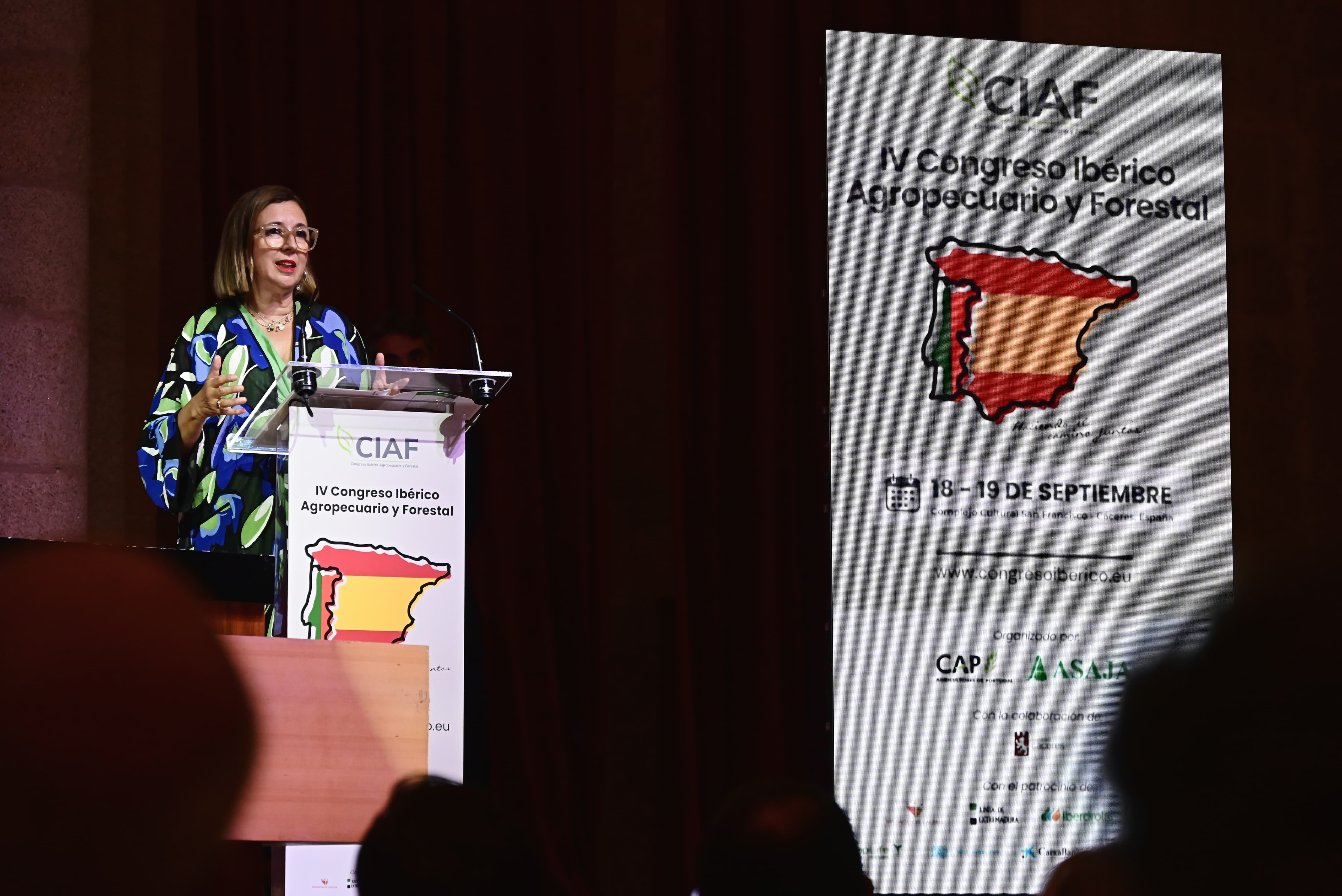 La consejera de Agricultura, Ganadería y Desarrollo Sostenible, Mercedes Morán, durante la inauguración.