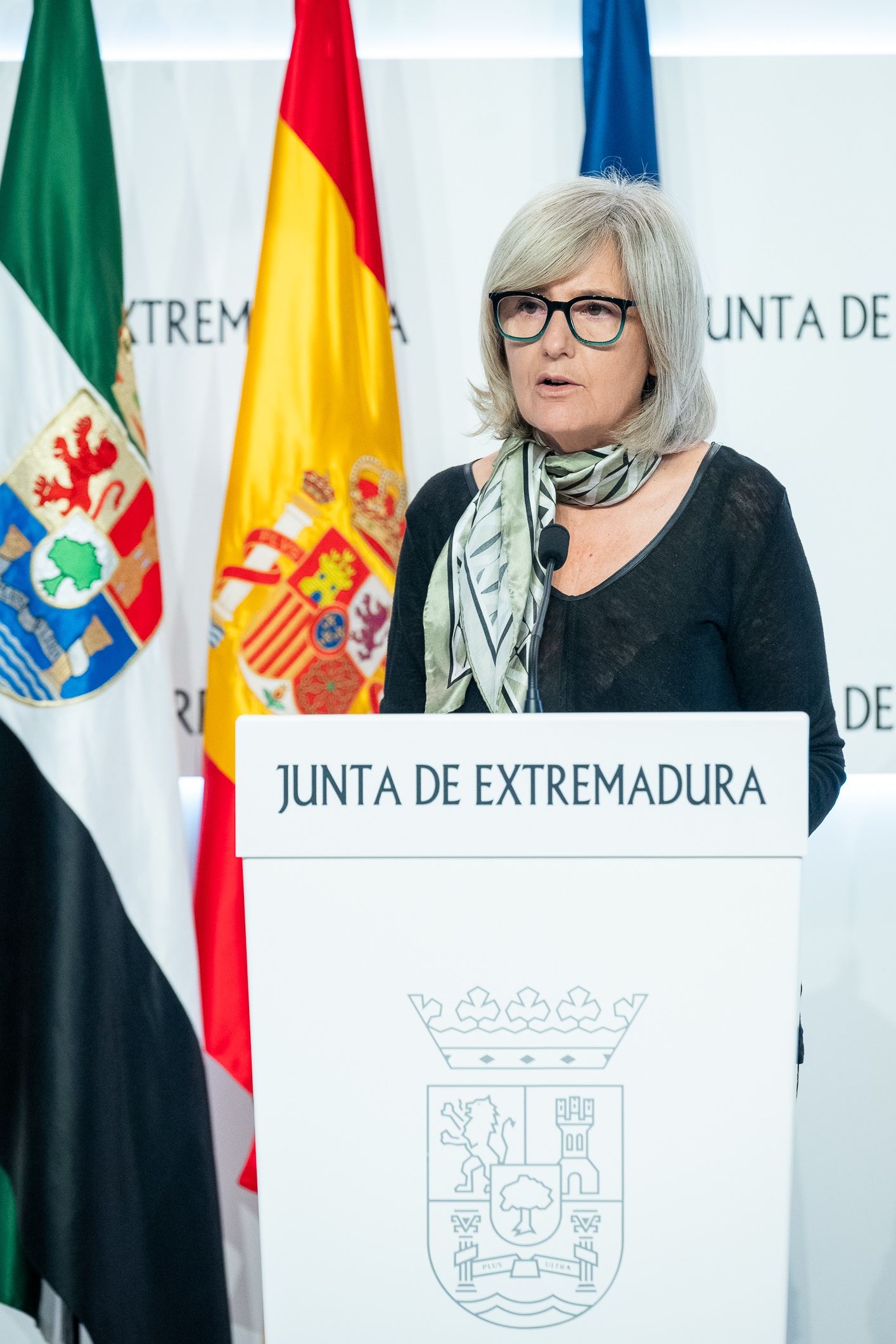 Foto de la rueda de prensa posterior al Consejo de Gobierno