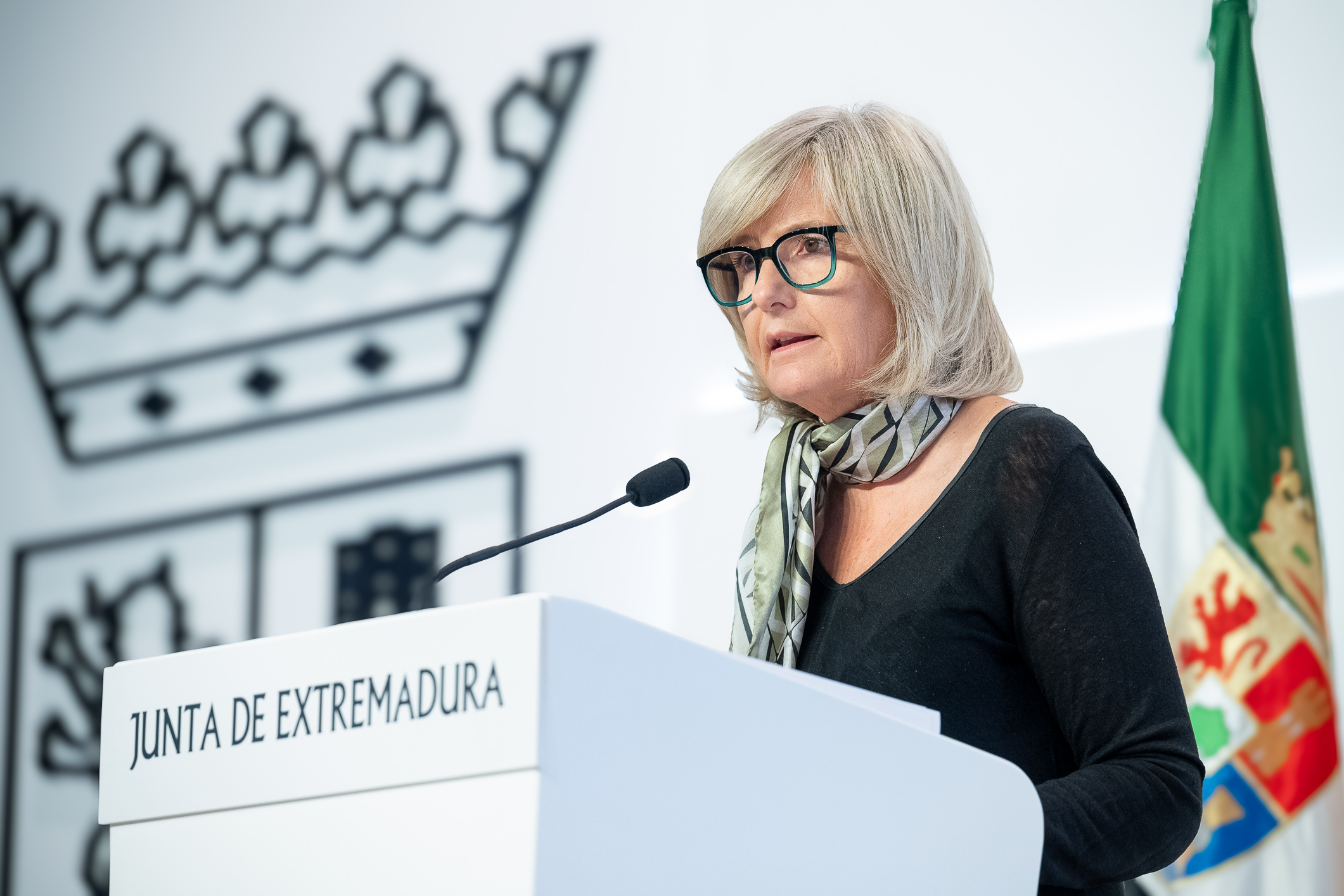 Foto de la rueda de prensa posterior al Consejo de Gobierno