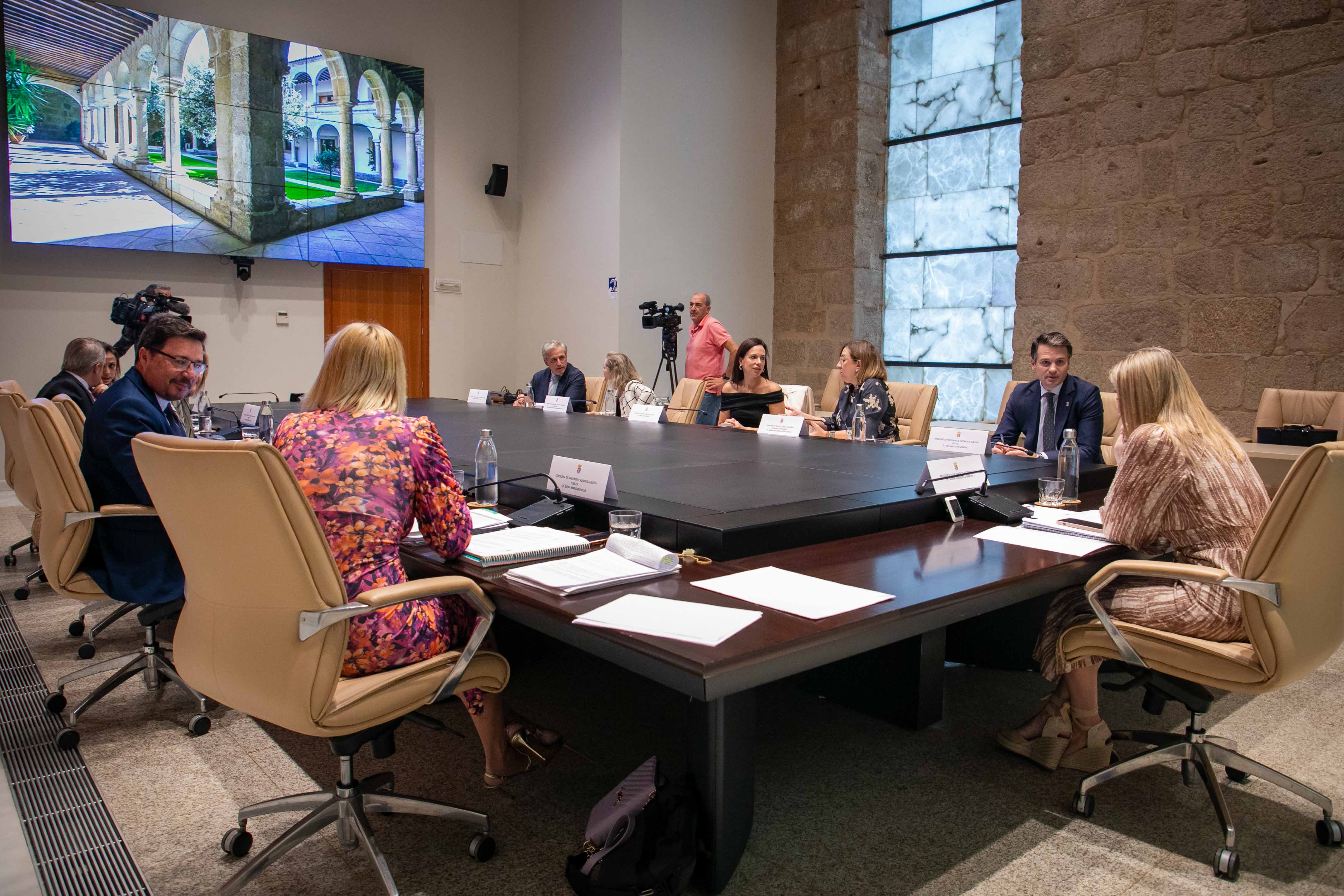 Foto de la reunión del Consejo de Gobierno