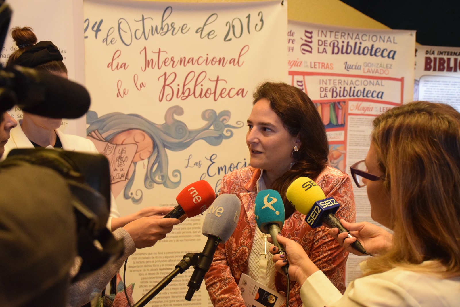 La directora general de Bibliotecas, Archivos y Patrimonio Cultural, Adela Rueda Márquez de la Plata, durante el acto.