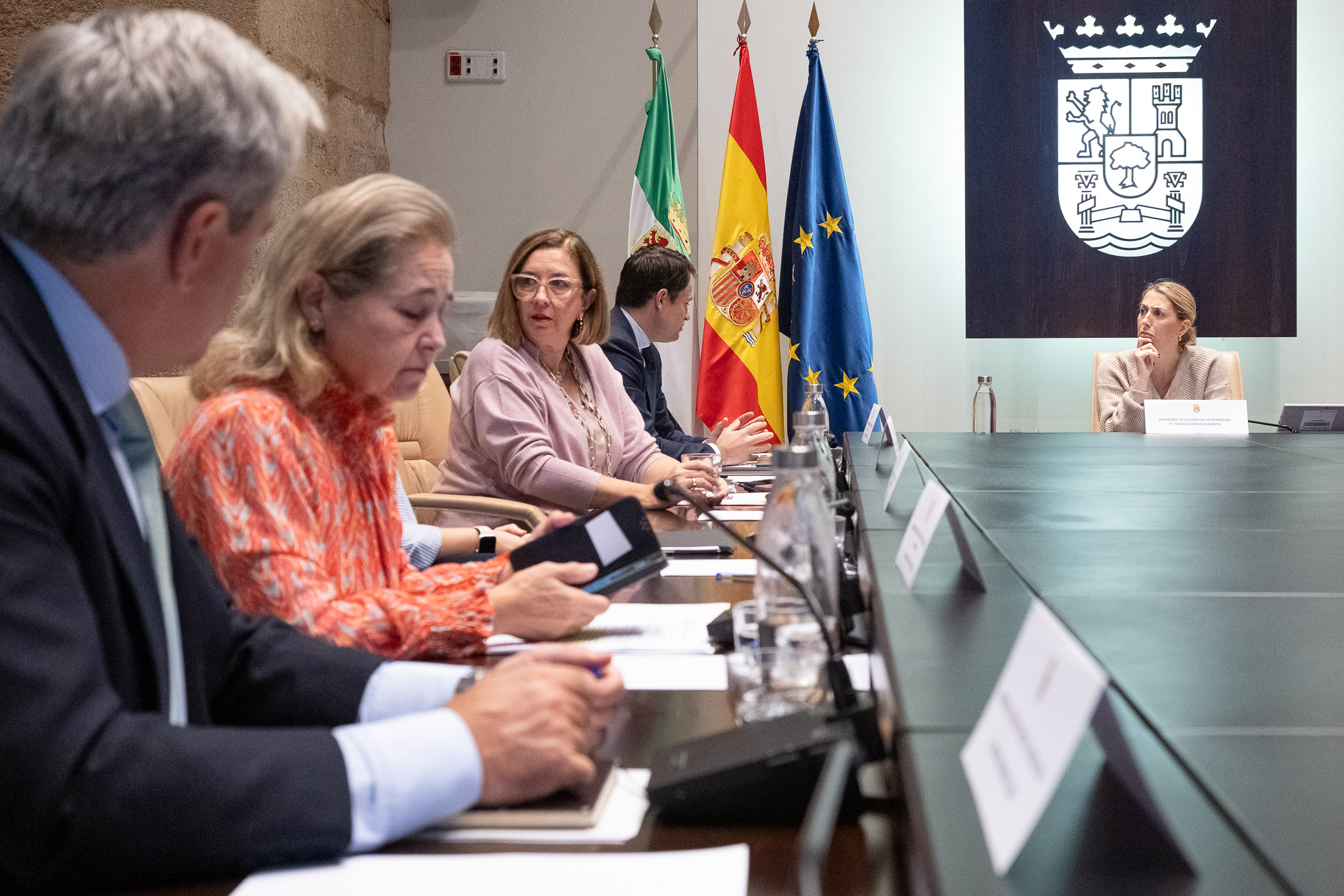 Foto de la reunión del Consejo de Gobierno