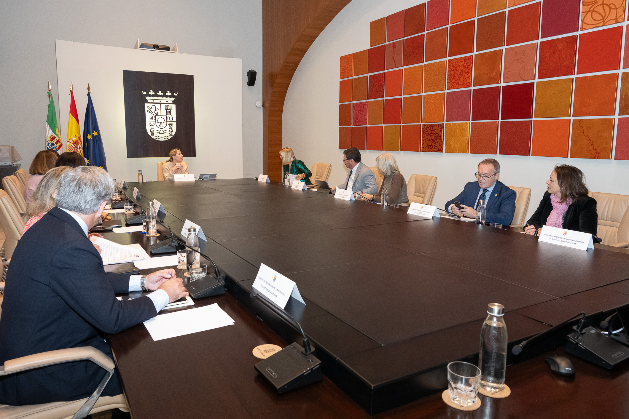 Foto de la reunión del Consejo de Gobierno