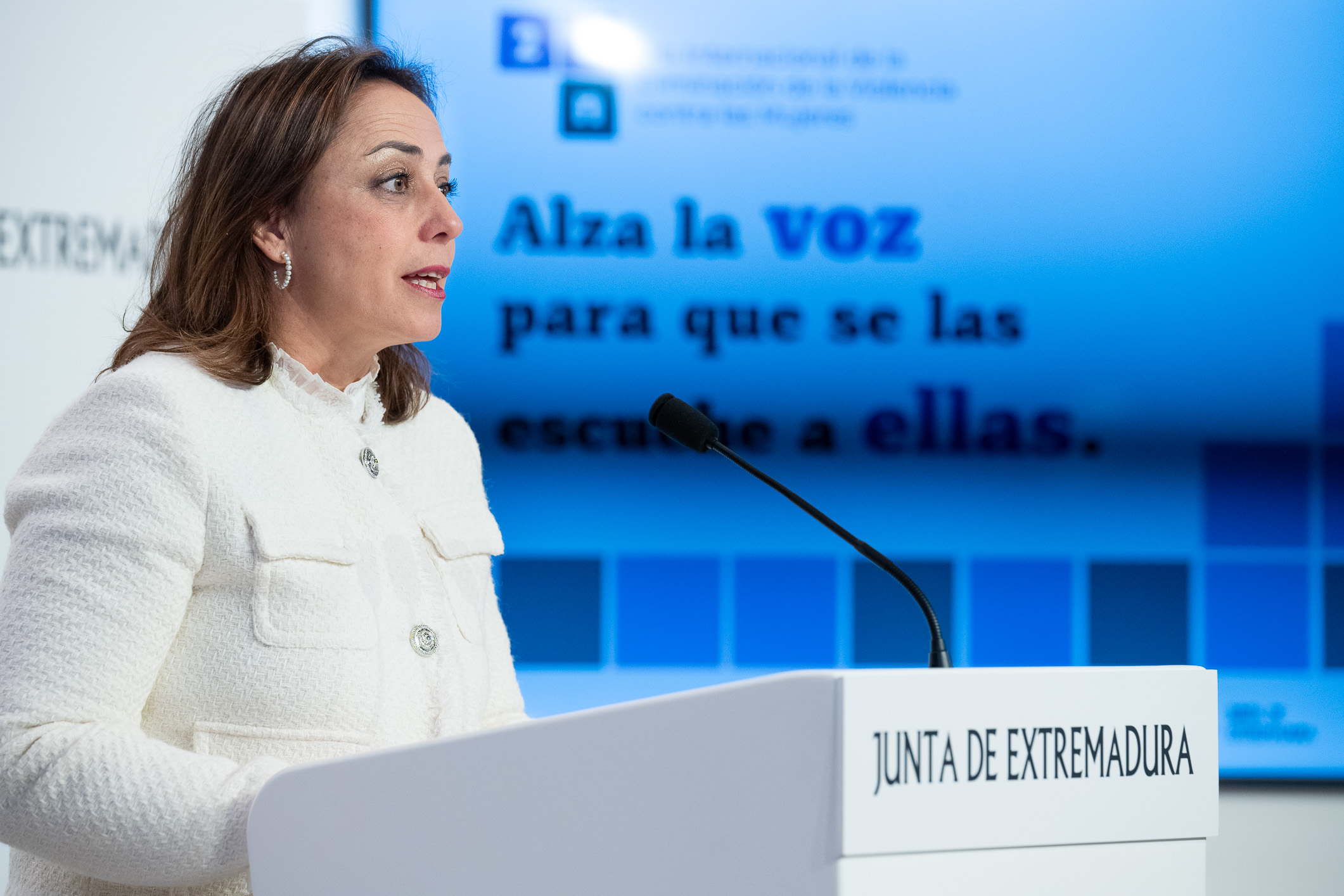 Foto de la secretaria general de Igualdad y Conciliación, Ara Sánchez, durante la presentación