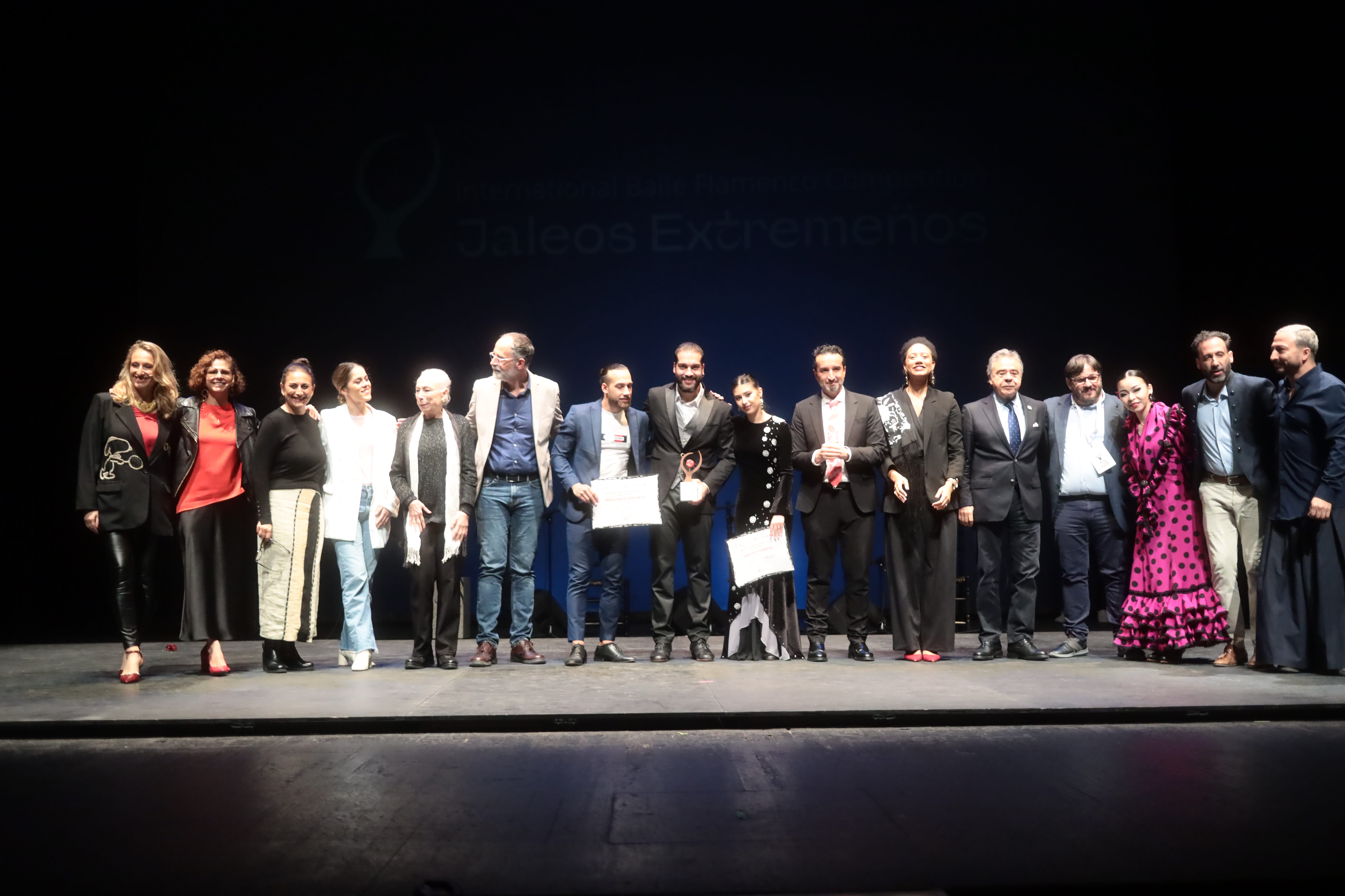 Premiados, autoridades y organización