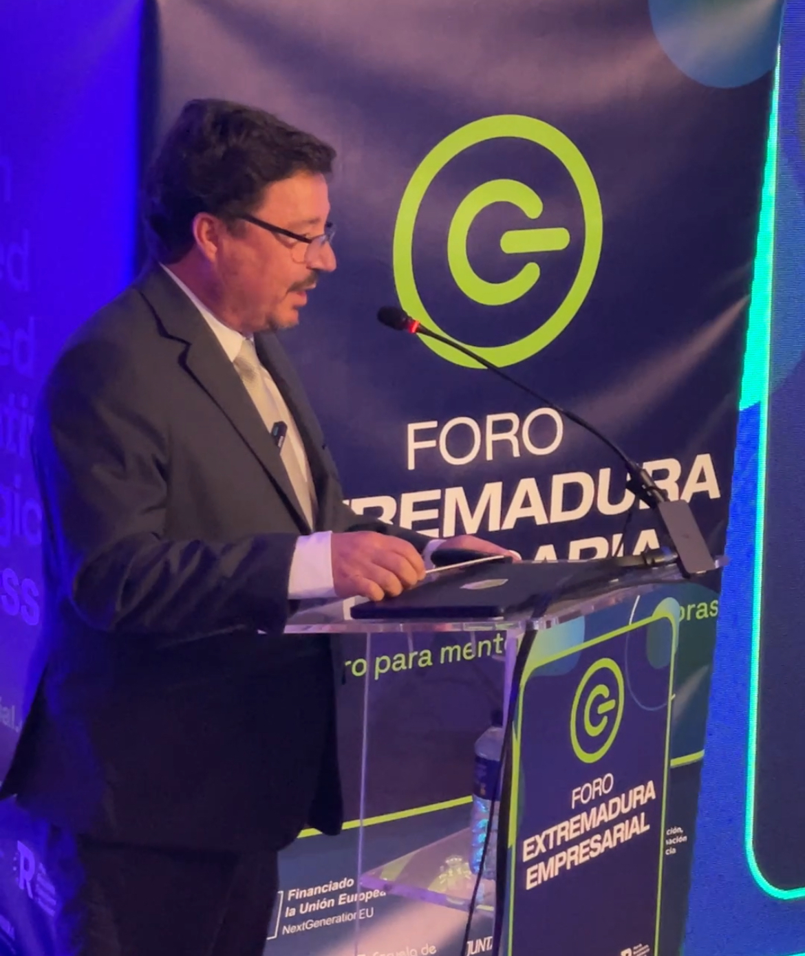 Consejero de Economía en Foro Extremadura Emprende foto 4